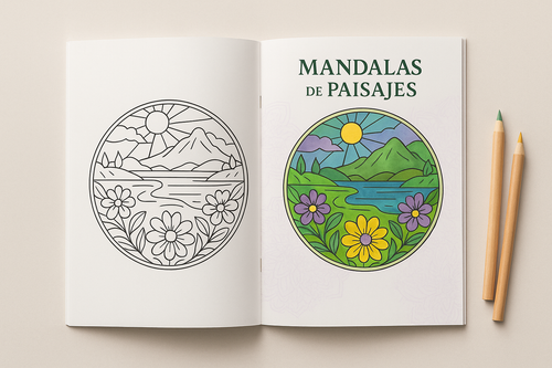 🌸 MandalaManía Digital – 🎨 Arte para el Alma ✨ PAISAJES