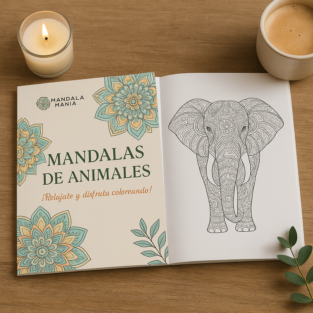 🌸 MandalaManía Digital – 🎨 Arte para el Alma ✨ ANIMALES